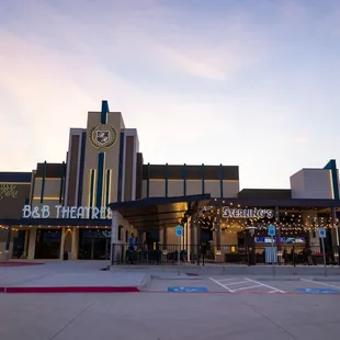 Exterior at night