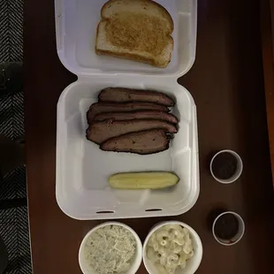a tray of food