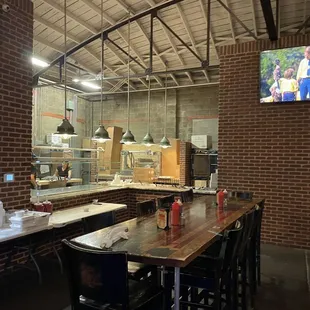 interior, sushi and sashimi