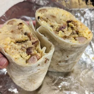 $9.99 breakfast burrito
