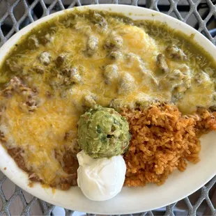 Chile Verde Huevos Rancheros