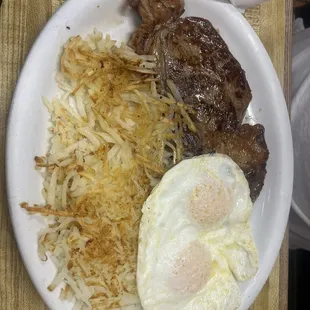 Ribeye Steak and Eggs