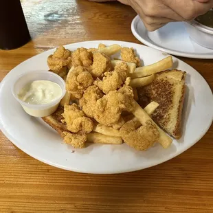 Fried shrimp plate