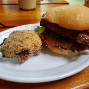 Andouille Sausage Sandwich