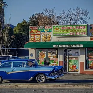 A great looking 1957 Ford Fairlane 300 seen at B&amp;C Taco Bar and Burger in Yucaipa,Cal.