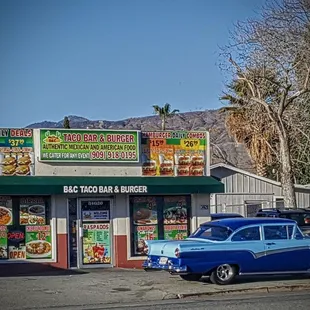 A great looking 1957 Ford Fairlane 300 seen at B&amp;C Taco Bar and Burger in Yucaipa,Cal.