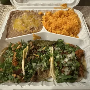 3 Street Taco Plate