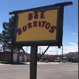a sign for a restaurant