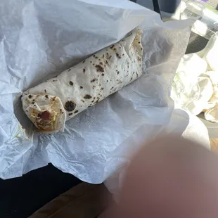 Grilled breakfast unit.