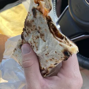Red chili  shredded pork burrito!