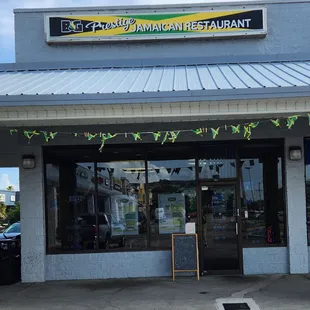 Front view of the restaurant