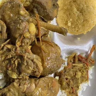 Curry chicken