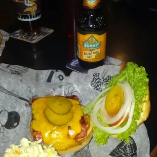 Spam Burger n fixins