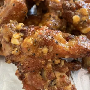Jacks Wings, love the garlic