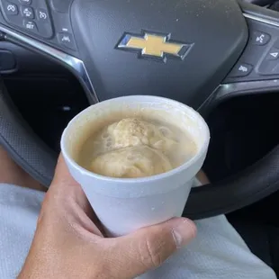 Small root beer float- fail