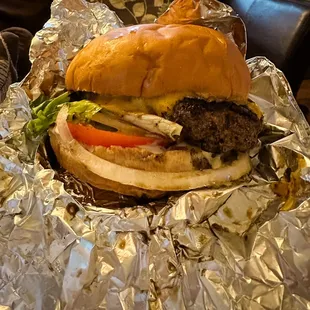Cheese Burger with everything