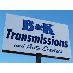 B&amp;K Transmission and Auto Service logo