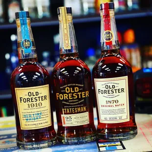 Old Forester Bourbons