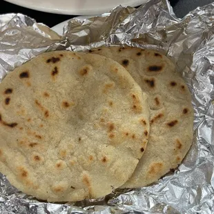 Tortillas (homemade)
