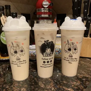 Jasmine, Signature and House Milk Tea