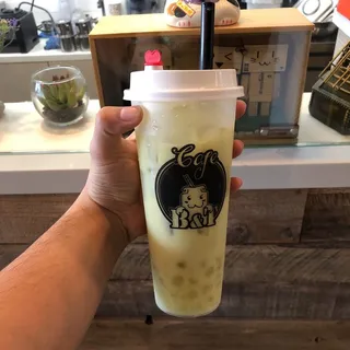 M6. Honeydew Milk Tea