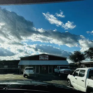 a view from inside a car