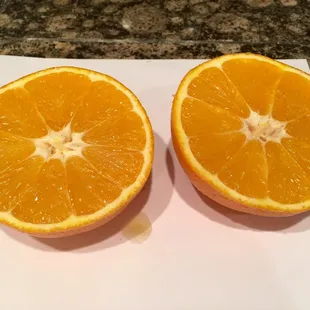 Huge juicy oranges