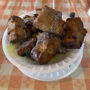 Fried bread pudding