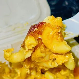 The edges!! &amp; Mac N Cheese