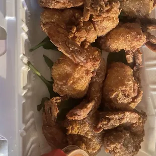 Fried shrimp appetizer