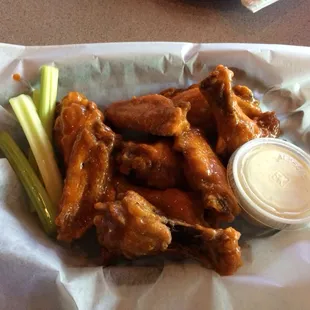 Mango Habanero wings are the BEST! Sweet and hot. Perfection!
