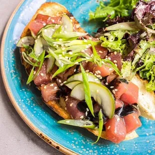 Spicy Tuna Toast