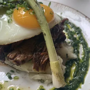 Unique Steak &amp; Eggs With Salsa Verde