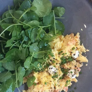 Smoked Salmon Scramble