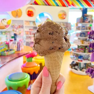 Mocha caramel brownie ice cream!