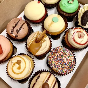 Assorted cupcakes