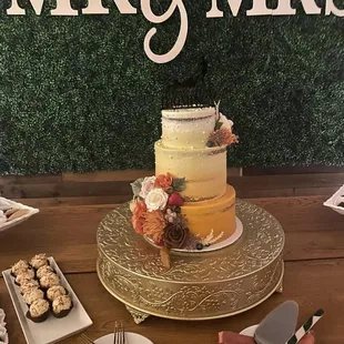 My wedding cake made by B Cupcake