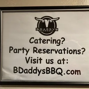 They cater. Good to know.