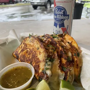 Two Mixed Up Barria style tacos