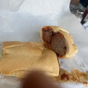 Meatball poboy