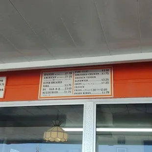 menus