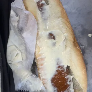 Polish with horseradish.