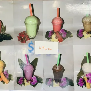 Please ask for extra bubbles if you like!