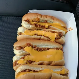 Spanish &amp; cheese dogs FTW!