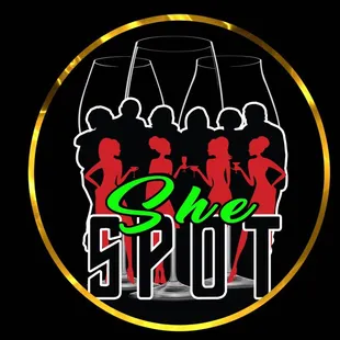 Our She Spot Winery Logo.  "She" is Happiness!!!