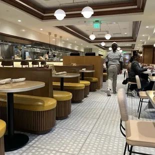 interior, sushi and sashimi