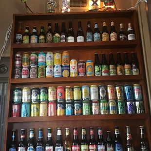 I did say lots of beers, right? We love locals and crafts from all over.
