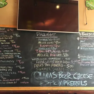 Many great beers in bottle, can, and on draught.