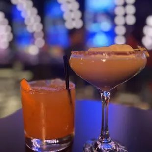 Snowman on vacay &amp; Ms. Clause chocolate martini