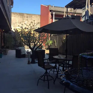 The courtyard